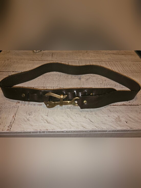 Austin Jeffers Accessories - Austin Jeffers Hoof Pick Belt with Antique Brass Hardware